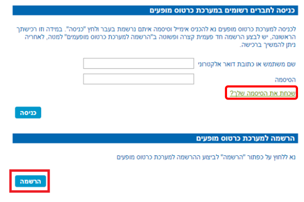 הסבר על רכישת כרטיסים